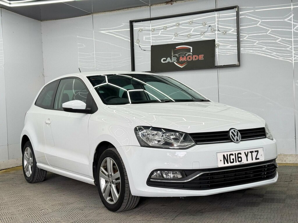 Volkswagen Polo 1.0 Bluemotion Tech Match Euro 6 Ss NG16YTZ White #3