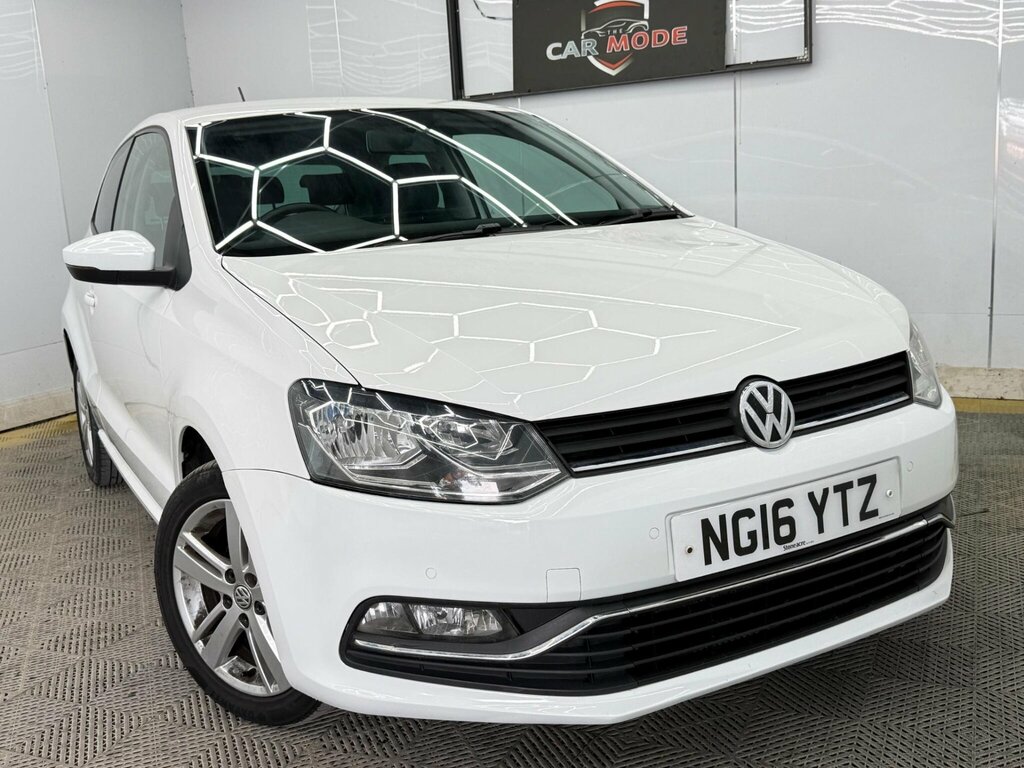 Volkswagen Polo 1.0 Bluemotion Tech Match Euro 6 Ss NG16YTZ White #5