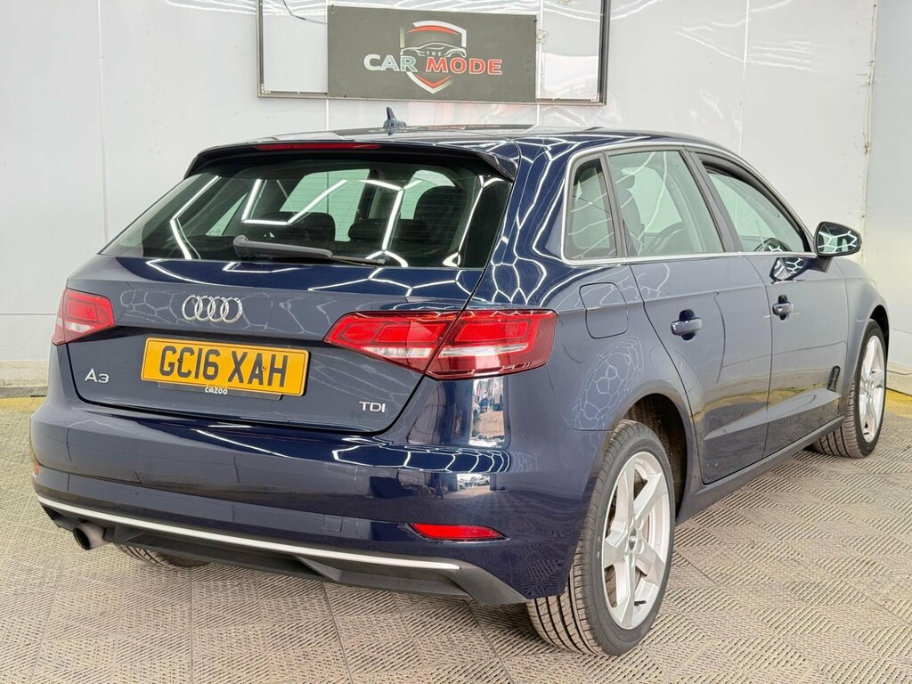 Audi A3 1.6 Tdi Sport Sportback Euro 6 Ss GC16XAH Blue #6