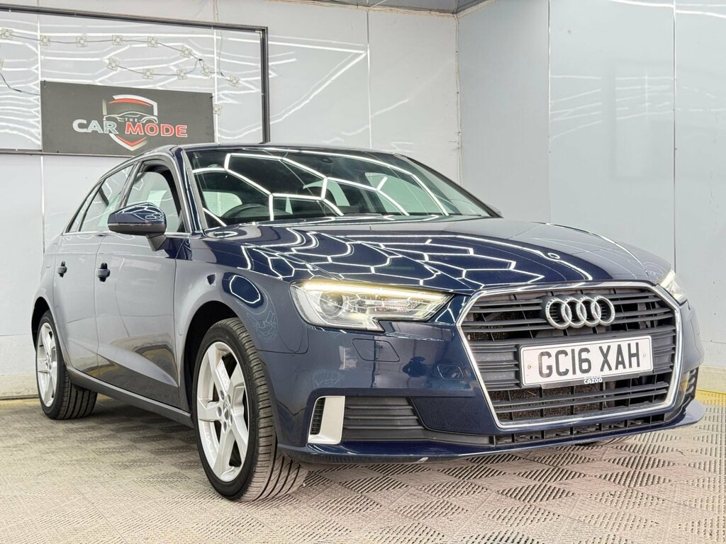 Audi A3 1.6 Tdi Sport Sportback Euro 6 Ss GC16XAH Blue #4