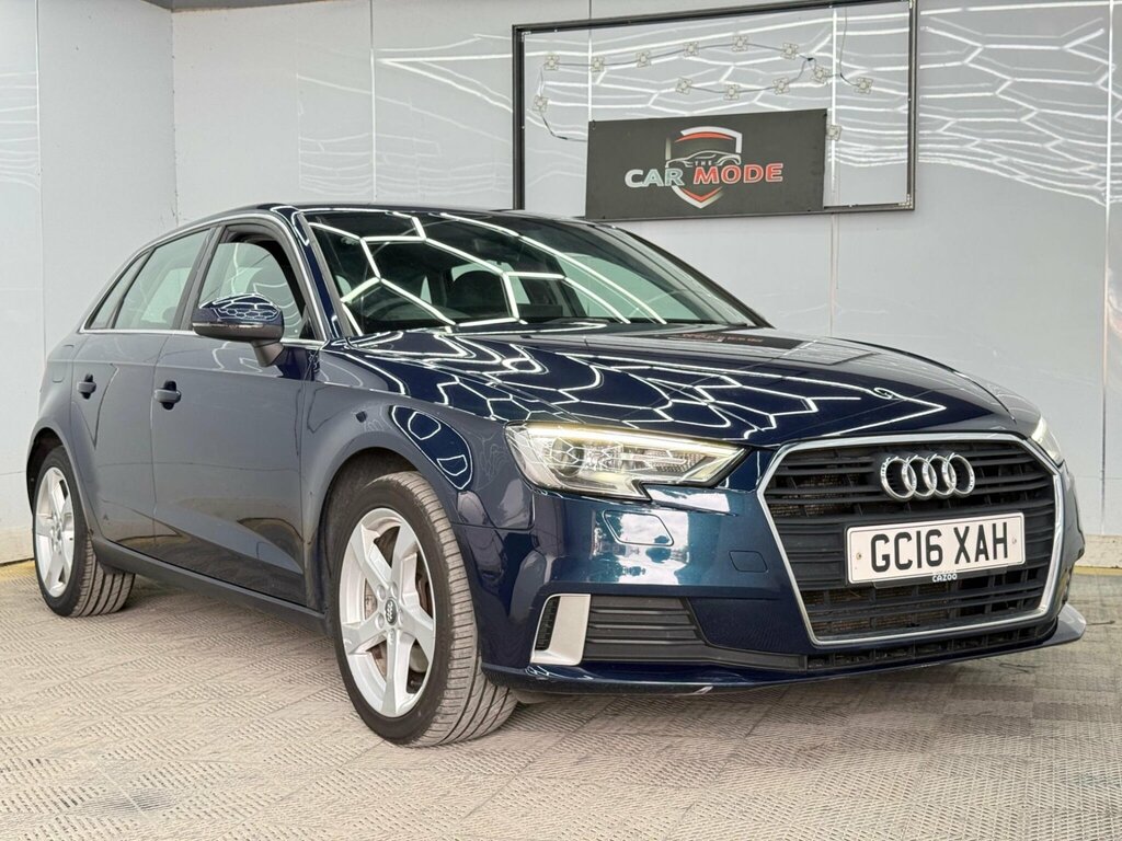 Audi A3 1.6 Tdi Sport Sportback Euro 6 Ss GC16XAH Blue #2