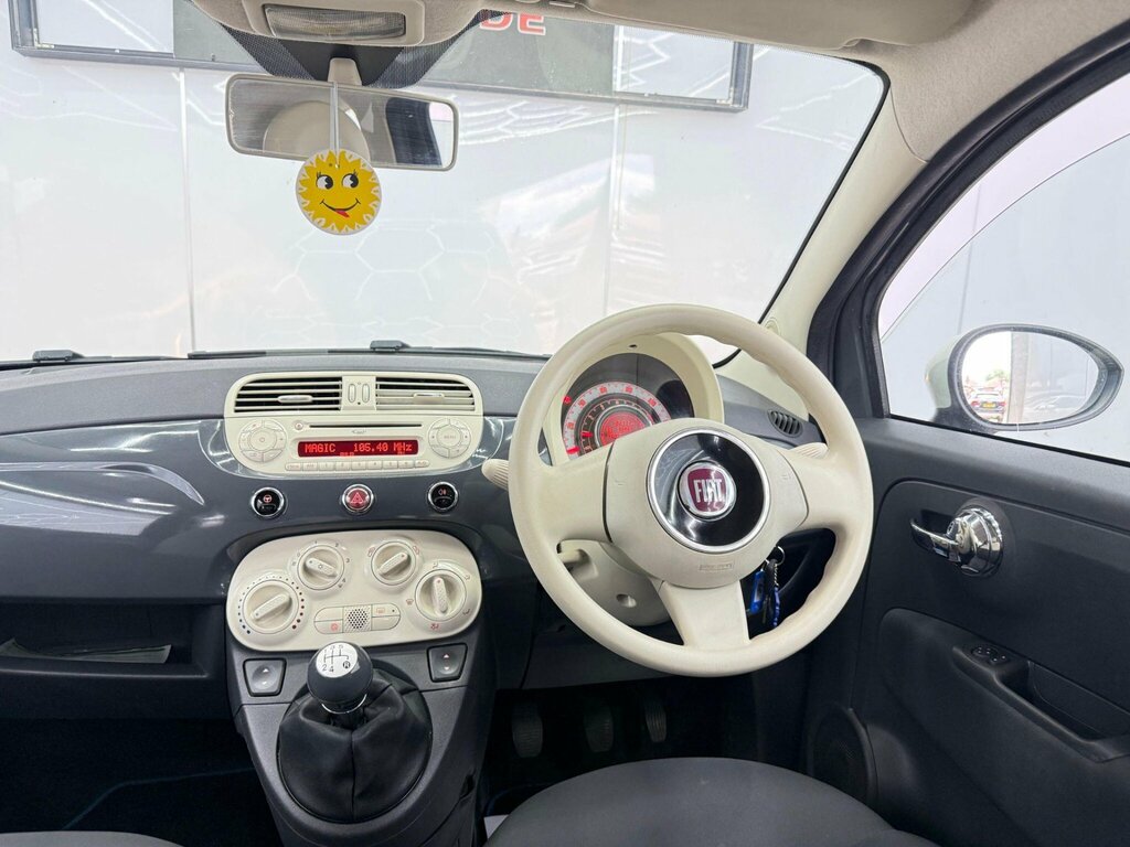 Fiat 500 S Convertible White #15