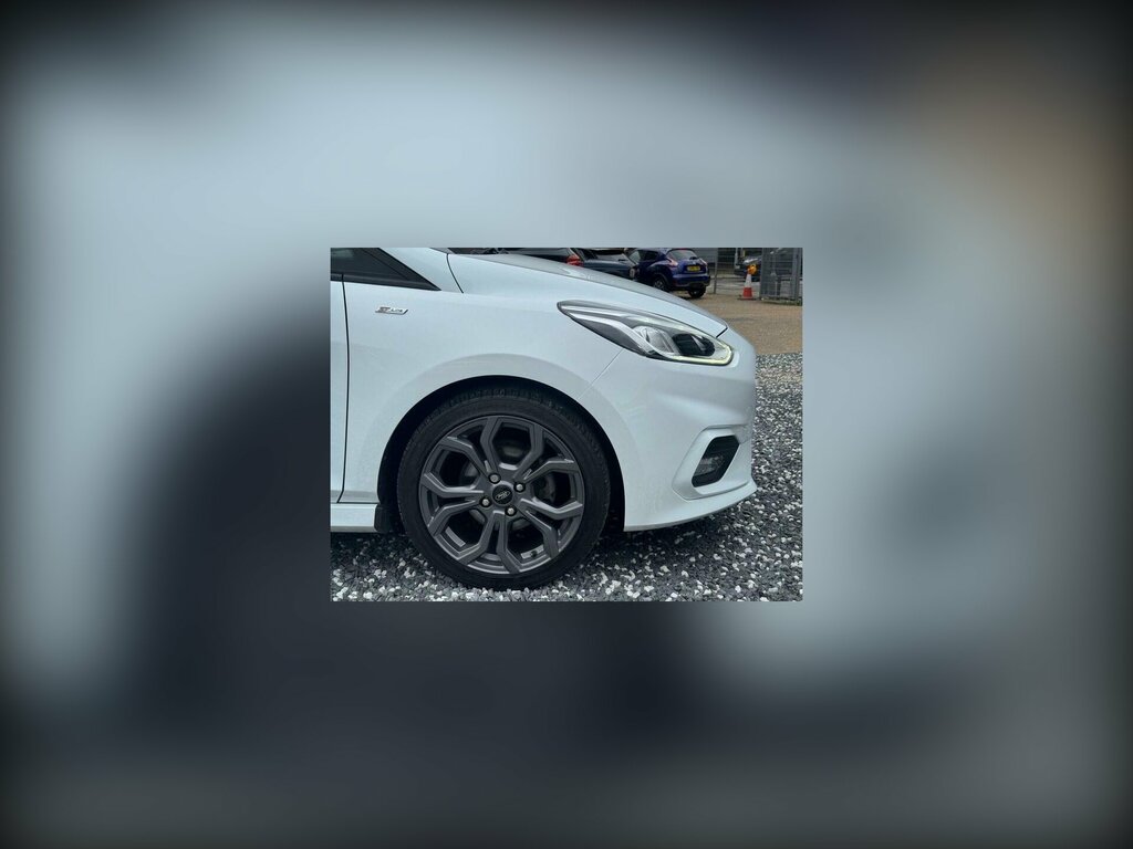 Ford Fiesta 1.0T Ecoboost St-line Euro 6 Ss KP69WSK White #2
