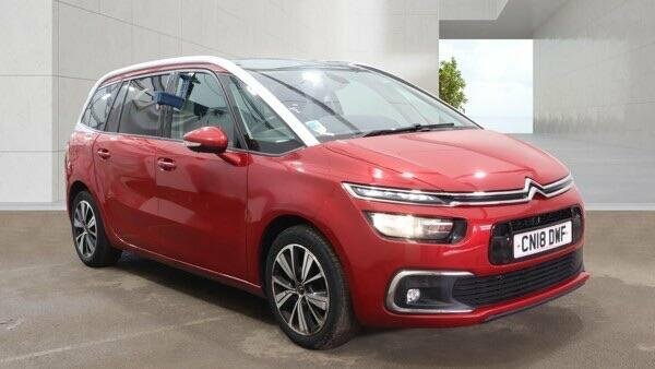Citroen Grand C4 Picasso 2018 1.6 Bluehdi Flair Euro 6 Ss Red