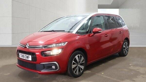 Citroen Grand C4 Picasso 2018 1.6 Bluehdi Flair Euro 6 Ss Red #2