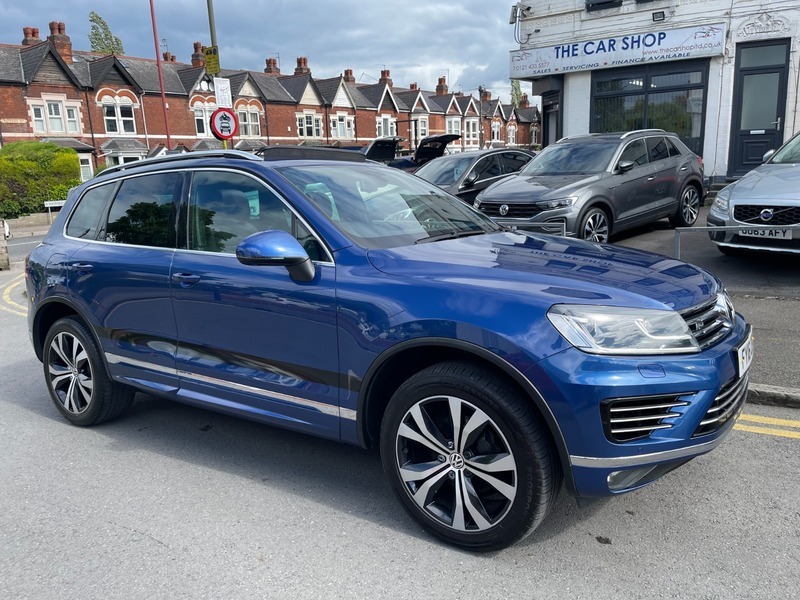 Volkswagen Touareg V6 R-line Tdi Bluemotion Blue #5