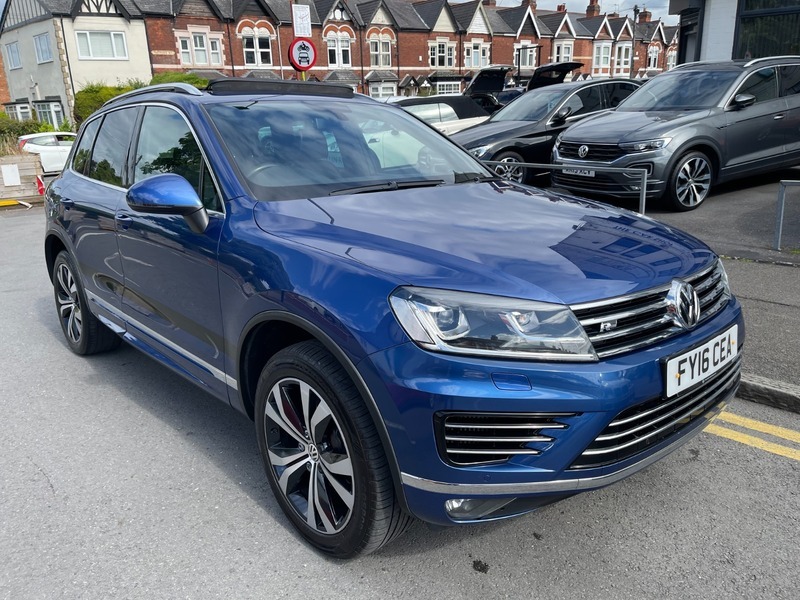 Volkswagen Touareg V6 R-line Tdi Bluemotion Blue #4