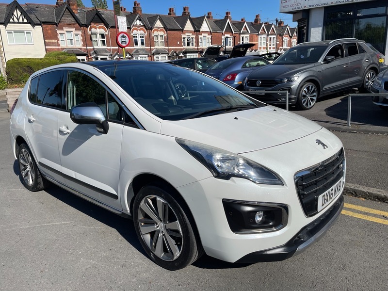 Peugeot 3008 Blue Hdi S S White #4