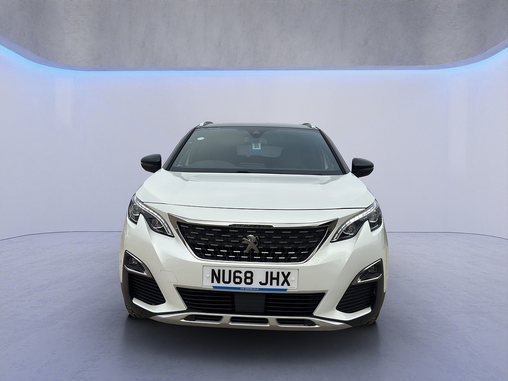 Peugeot 3008 Bluehdi Gt Line White #2