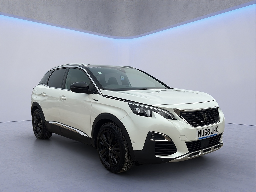 Peugeot 3008 Bluehdi Gt Line White #3