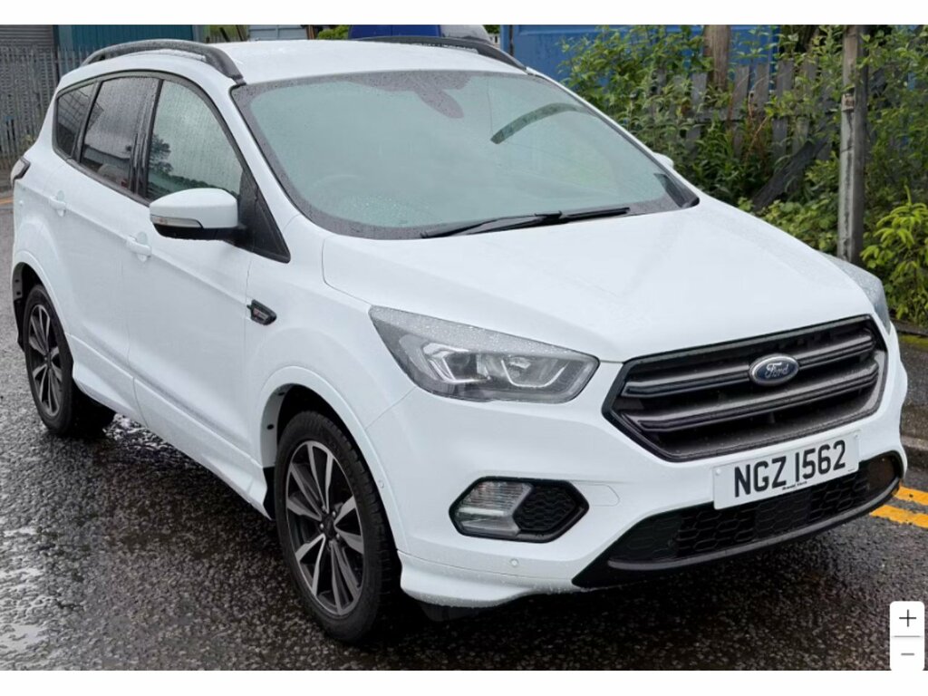 Ford Kuga Tdci St-line NGZ1562 White #2