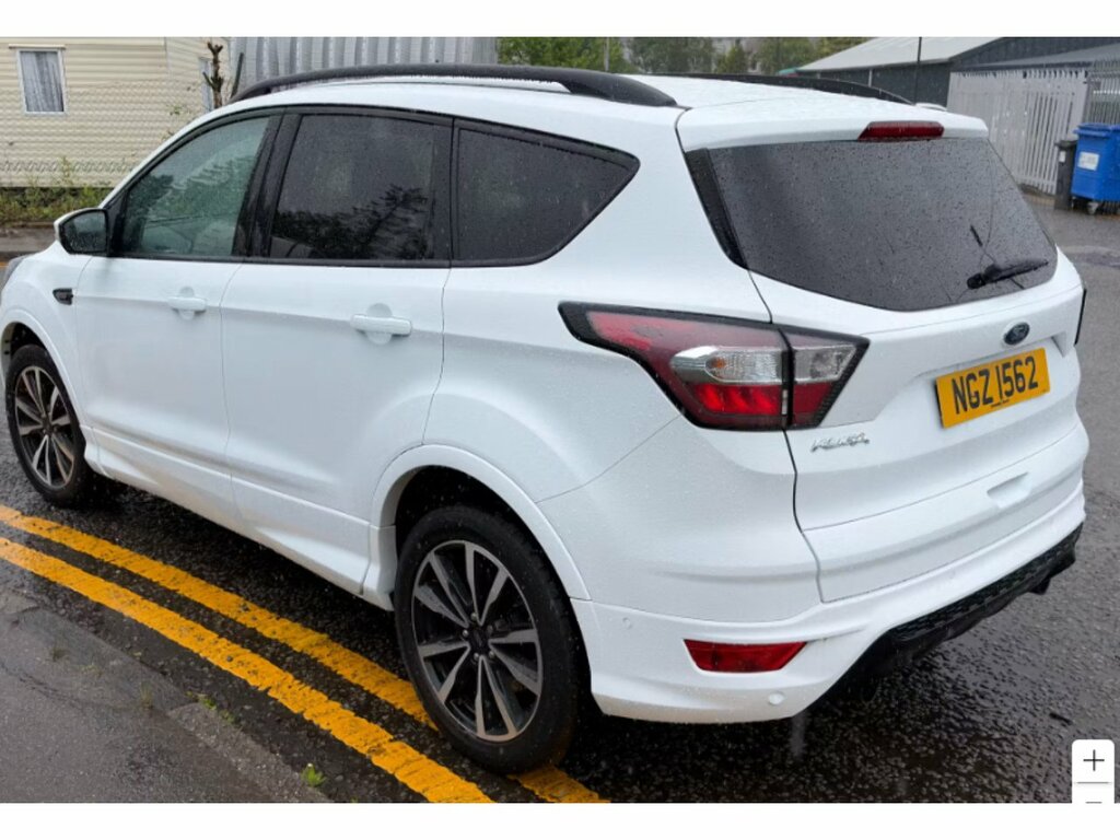 Ford Kuga Tdci St-line NGZ1562 White #4