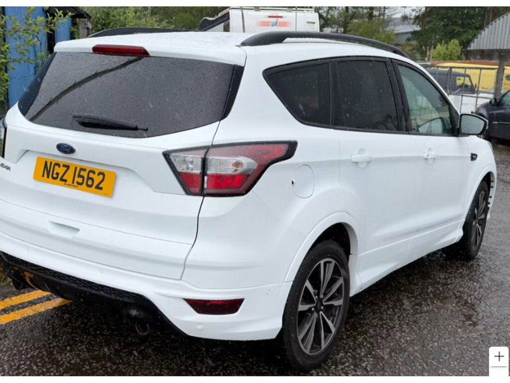 Ford Kuga Tdci St-line NGZ1562 White #3