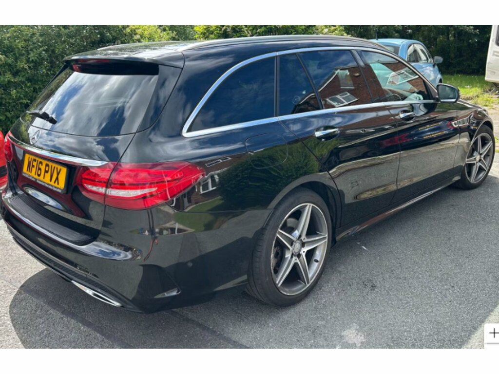 Mercedes-Benz C Class C220d Amg Line WF16PVX Black #3