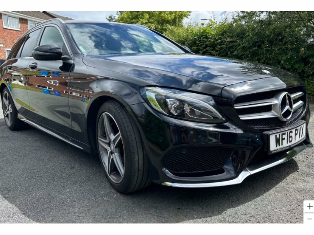 Mercedes-Benz C Class C220d Amg Line WF16PVX Black #2