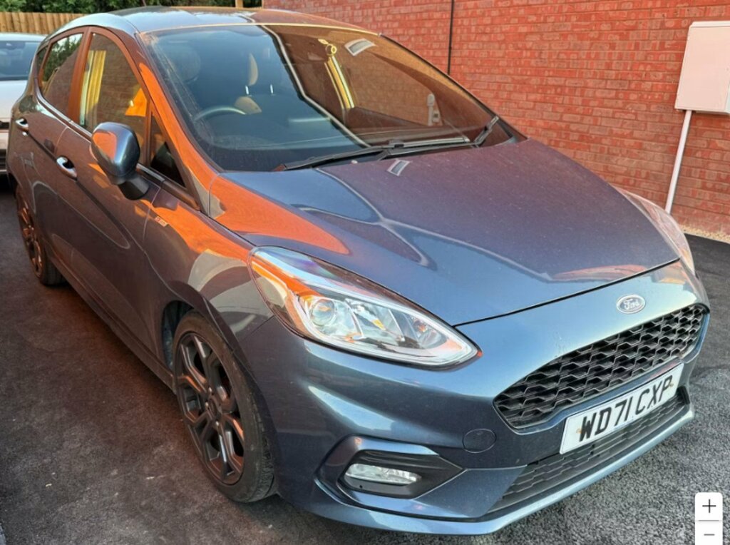 Ford Fiesta T Ecoboost St-line Edition WD71CXP Blue #2