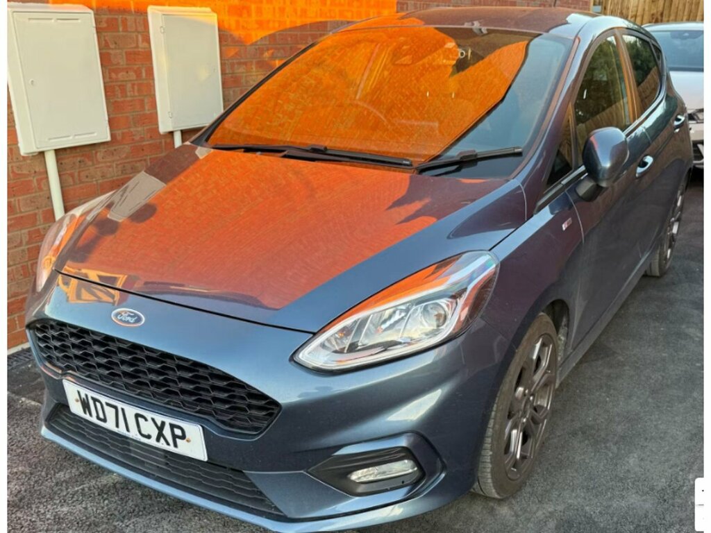 Ford Fiesta T Ecoboost St-line Edition WD71CXP Blue