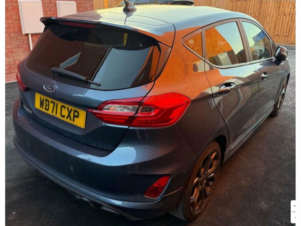 Ford Fiesta T Ecoboost St-line Edition WD71CXP Blue #3