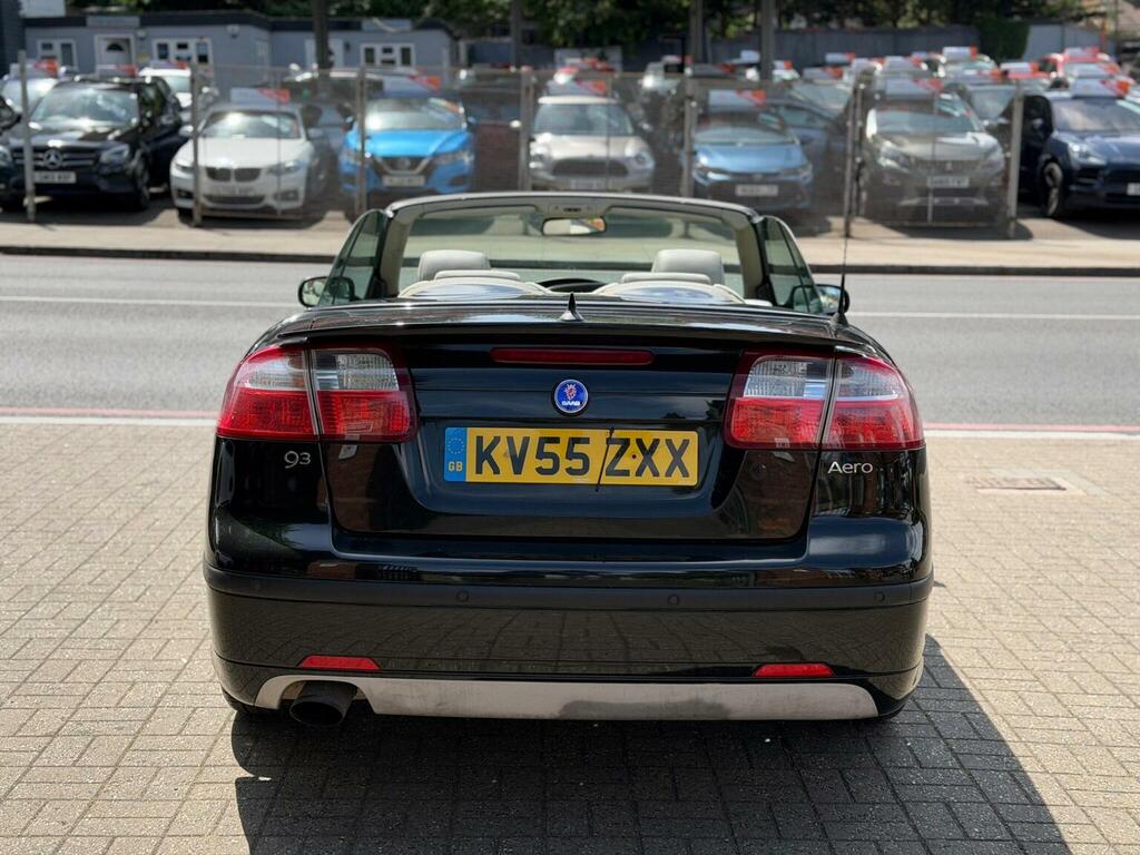 Saab 9-3 Convertible 2.0T Aero 200555 Black #4