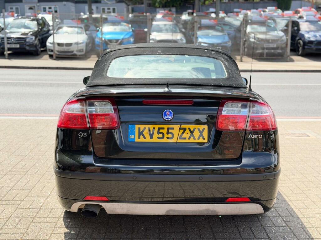 Saab 9-3 Convertible 2.0T Aero 200555 Black #5