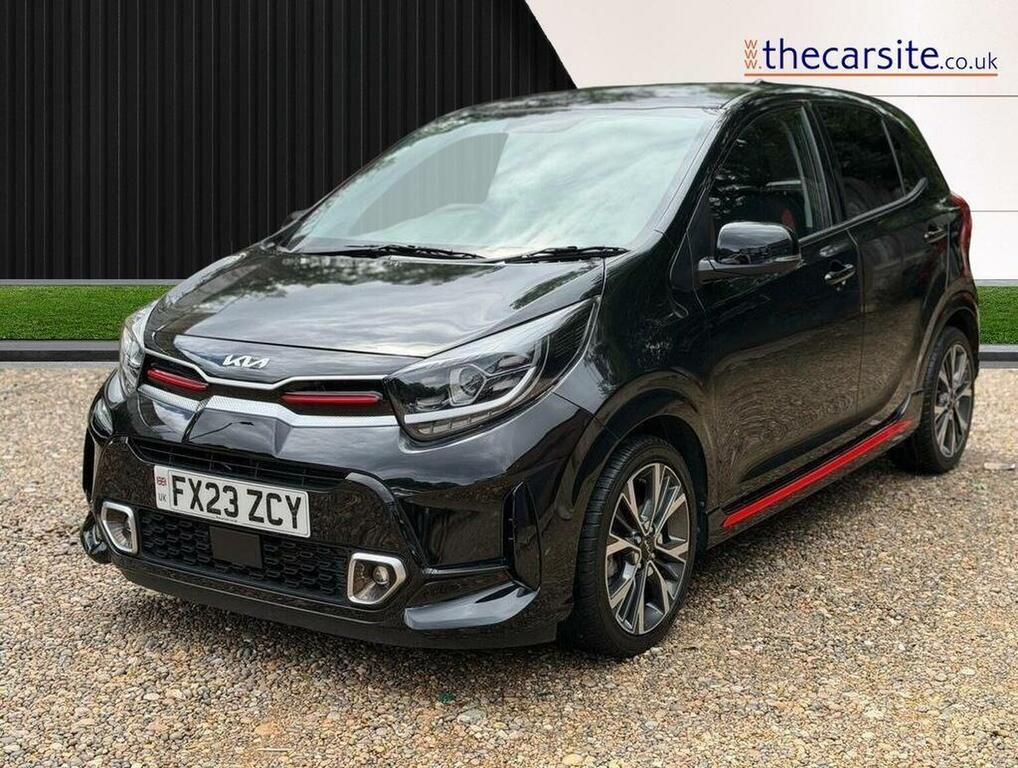 Kia Picanto Hatchback 1.0 Dpi Gt-line Amt Euro 6 Ss 20 FX23ZCY Black #2