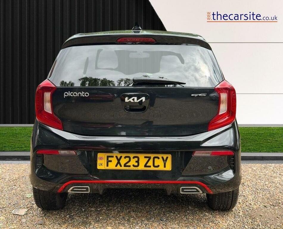 Kia Picanto Hatchback 1.0 Dpi Gt-line Amt Euro 6 Ss 20 FX23ZCY Black #5