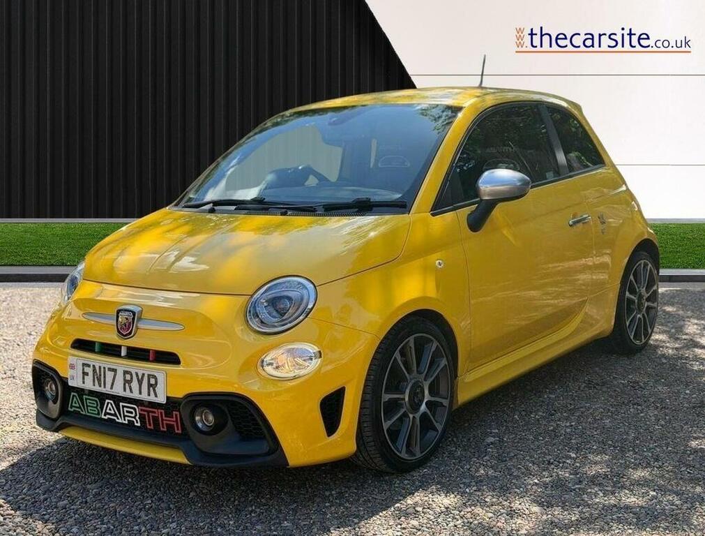 Abarth 595 Hatchback 1.4 T-jet Turismo Euro 6 2017 FN17RYR Yellow #3