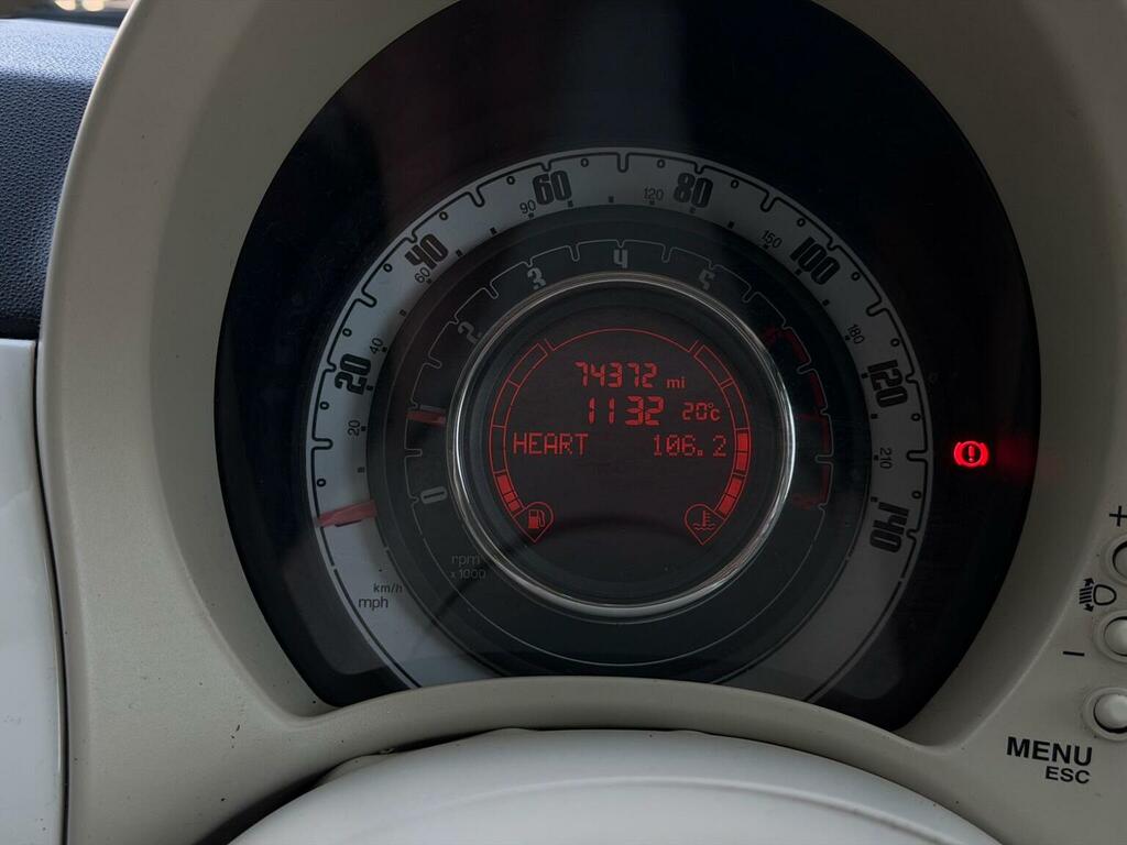 Fiat 500 Lounge U52433 Ulez White #36