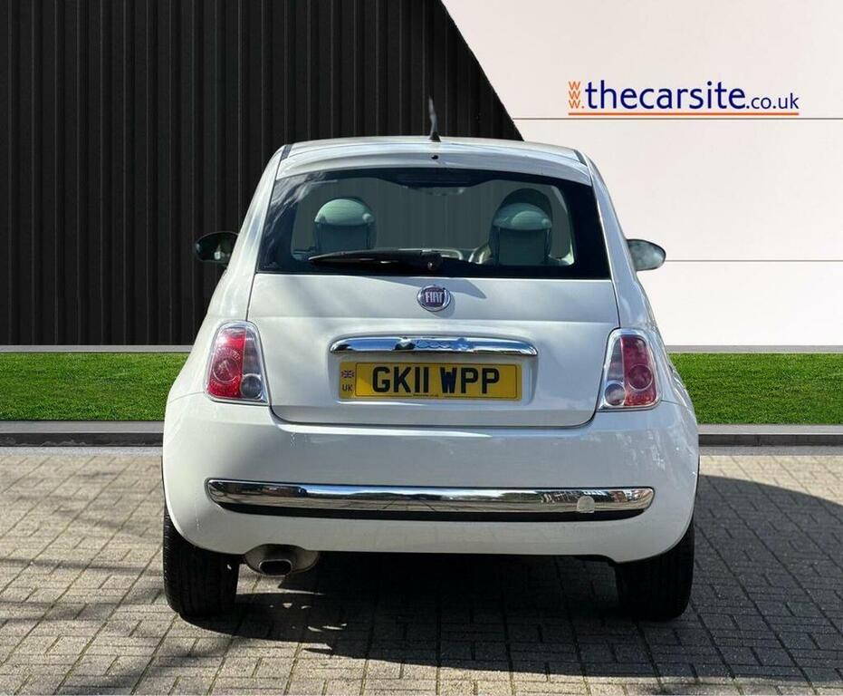 Fiat 500 1.2 Lounge Euro 5 Ss White #4