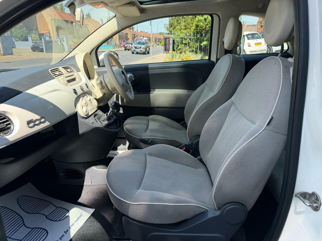 Fiat 500 Lounge U52433 Ulez White #20