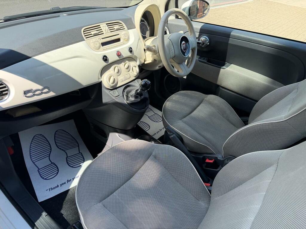 Fiat 500 Lounge U52433 Ulez White #19