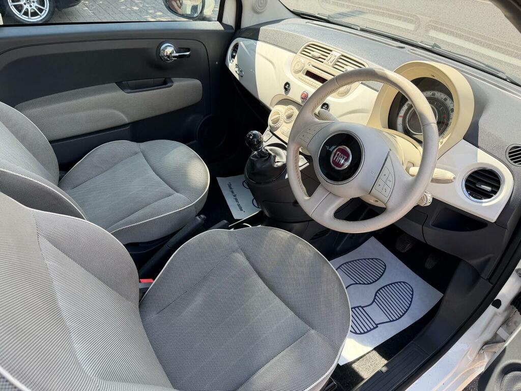 Fiat 500 Lounge U52433 Ulez White #30