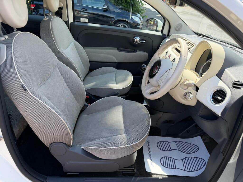 Fiat 500 Lounge U52433 Ulez White #29