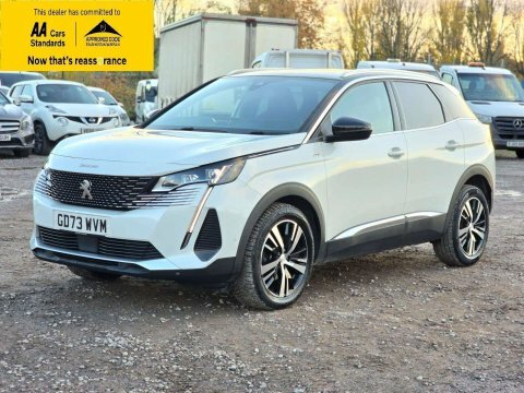 Peugeot 3008 1.2 Hybrid Gt GD73WVM White #3