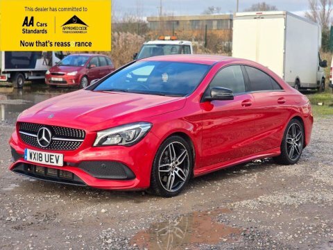 Mercedes-Benz CLA Class 2.1 Cla220d Amg WX18UEV Red #3