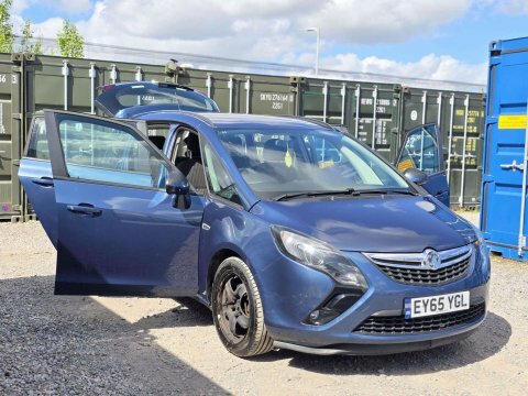 Vauxhall Zafira 1.4I Turbo Exclusiv EY65YGL Blue #5