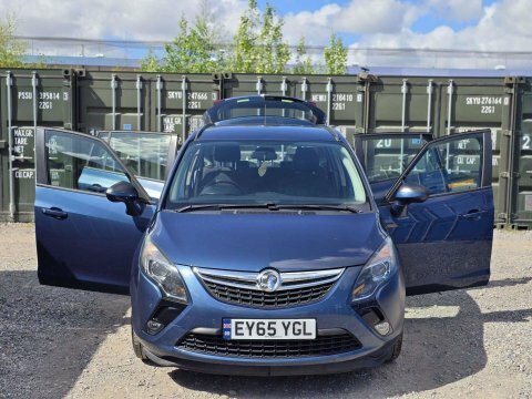 Vauxhall Zafira 1.4I Turbo Exclusiv EY65YGL Blue #6