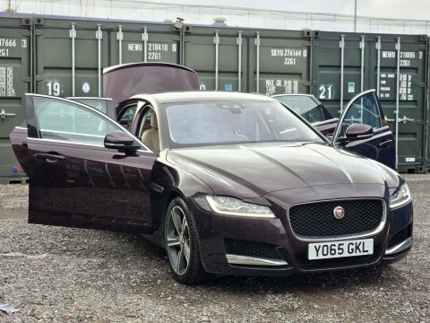Jaguar XF 2.0D Portfolio Saloon YO65GKL Red #6