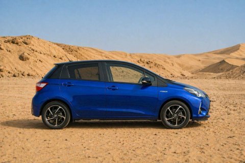 Toyota Yaris 1.5 Vvt-h Blue AU67JXM Blue #4