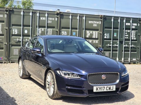 Jaguar XE 2.0D Portfolio Saloon KY17CWJ Blue #5