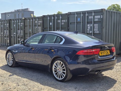 Jaguar XE 2.0D Portfolio Saloon KY17CWJ Blue #4