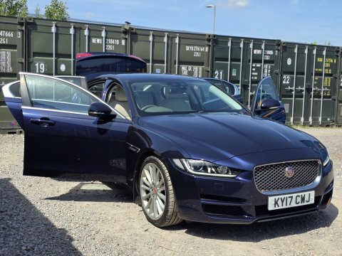 Jaguar XE 2.0D Portfolio Saloon KY17CWJ Blue #6