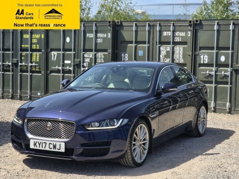 Jaguar XE 2.0D Portfolio Saloon KY17CWJ Blue #3