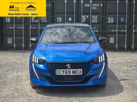 Peugeot e-208 50Kwh Gt Hatchback CY69MEU Blue #2