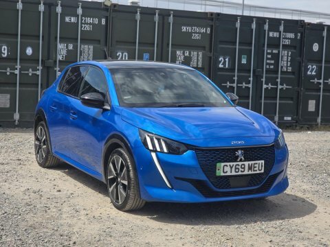 Peugeot e-208 50Kwh Gt Hatchback CY69MEU Blue #5