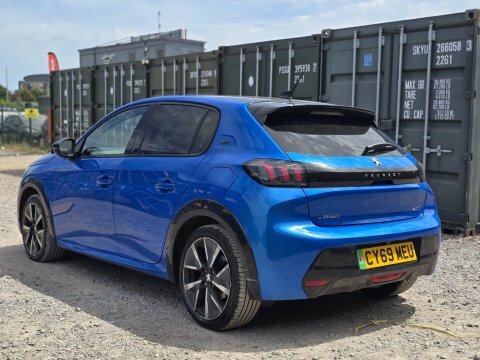 Peugeot e-208 50Kwh Gt Hatchback CY69MEU Blue #4
