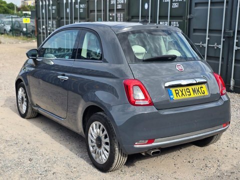Fiat 500 1.2 Lounge Hatchback RX19MKG Grey #4