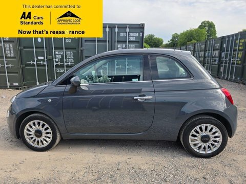 Fiat 500 1.2 Lounge Hatchback RX19MKG Grey #6