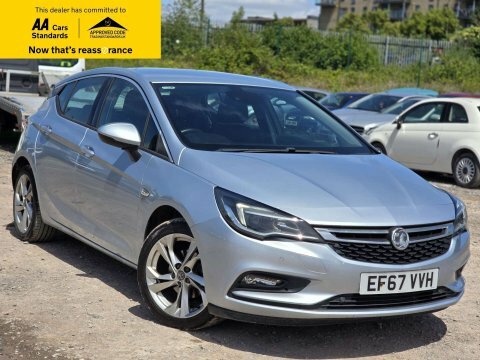 Vauxhall Astra 1.4I Turbo Sri Silver
