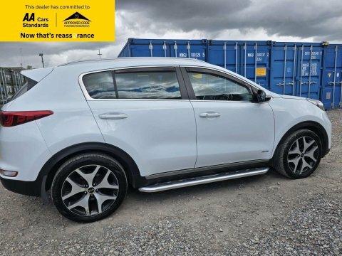 Kia Sportage 2.0 Crdi Gt-line LB18EMX White #4